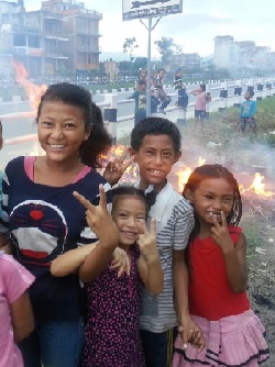 News Bhaktapur rook vuur