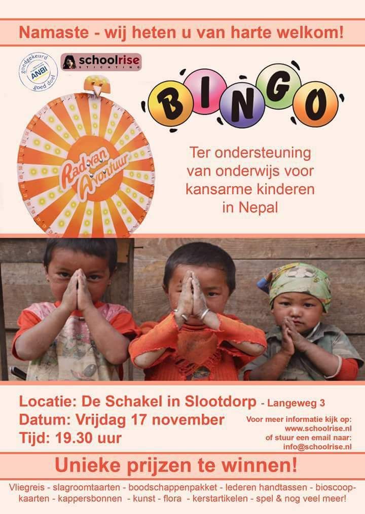 Bingo avond - Schakel Slootdorp